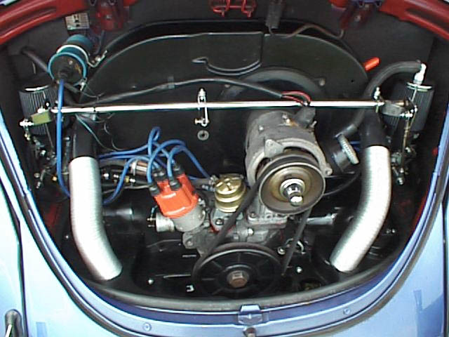 My Super Beetle engine at Mid America Motorworks